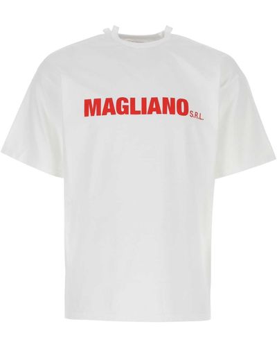 Magliano Cotton Oversize T-Shirt - White