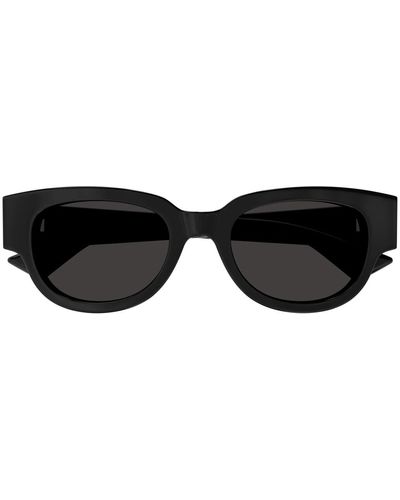 Bottega Veneta Bv1278Sa Tri-Fold-Line New Classic 001 Sunglasses - Black