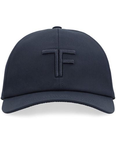 Tom Ford Logo Embroidery Baseball Cap - Blue