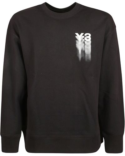 Y-3 Gfx Crewneck Sweatshirt - Black