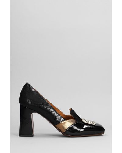 Chie Mihara Ohico Court Shoes In Black Leather