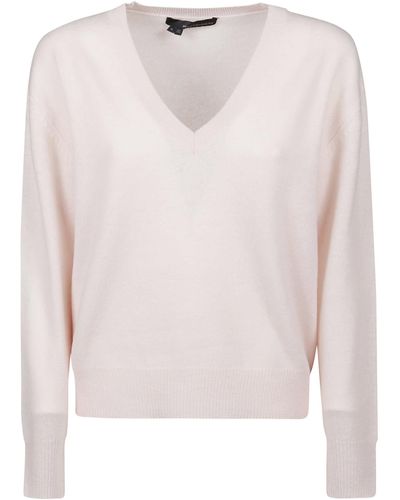 360cashmere Jessie V-neck Sweater - Pink