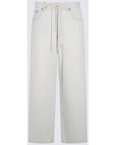 MM6 by Maison Martin Margiela Light Cotton Jeans - White