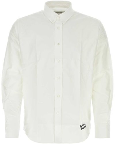 Maison Kitsuné Cotton Shirt - White