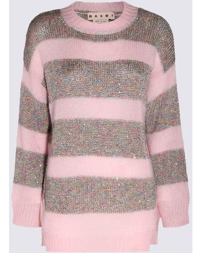 Marni Mohair Blend Sweater - Pink