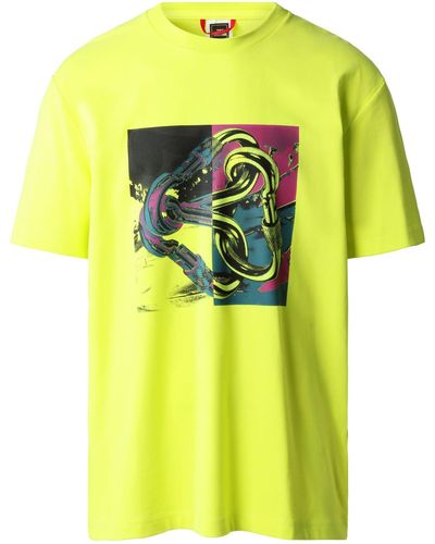 The North Face M Graphic T Shirt - Yellow