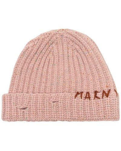Marni Hat With Logo - Pink