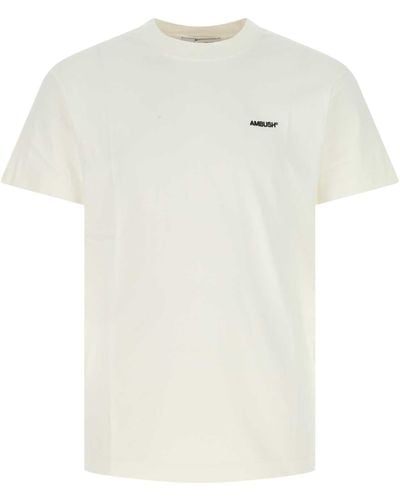 Ambush Ivory Cotton T-Shirt Set - White