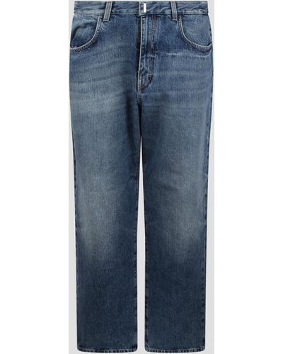 Givenchy Mid-Rise Denim Trousers - Blue
