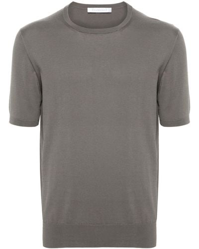 Cruciani Cotton T-Shirt - Gray