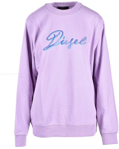 DIESEL Ss Sweatshirt - Purple