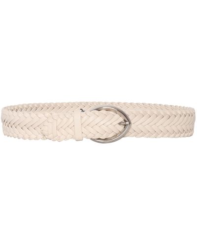 Orciani Woven Leather Belt - Natural