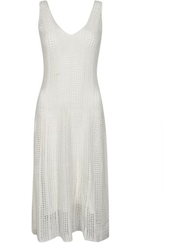 Vince Crochet Dress - White