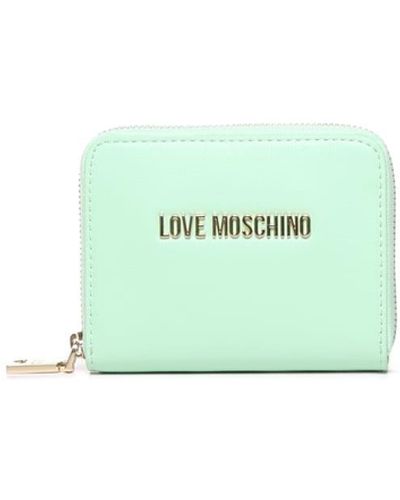 Love Moschino Small Wallet With Logo - Green