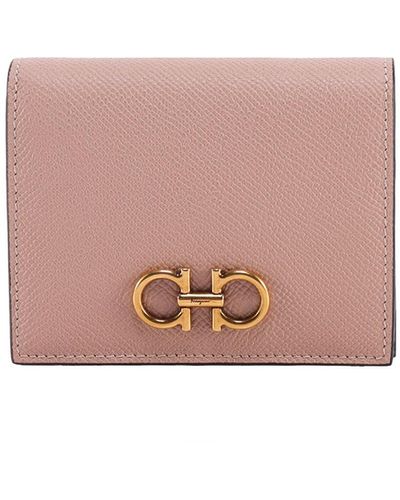 Ferragamo Leather Wallets - Pink