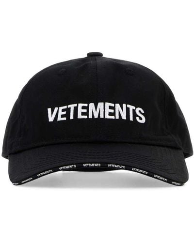Vetements Hats - Black