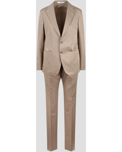 Tagliatore Single-Breasted Tailored Suit - Natural