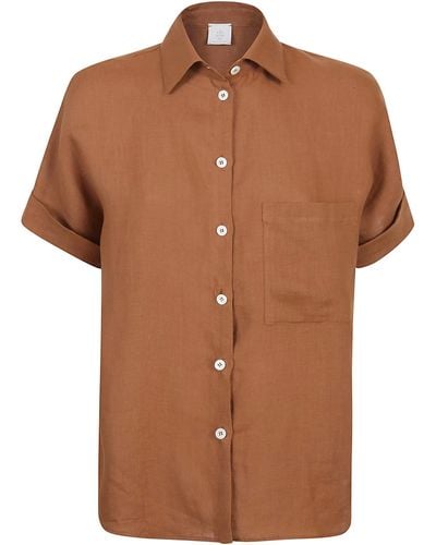 Eleventy Shirts - Brown