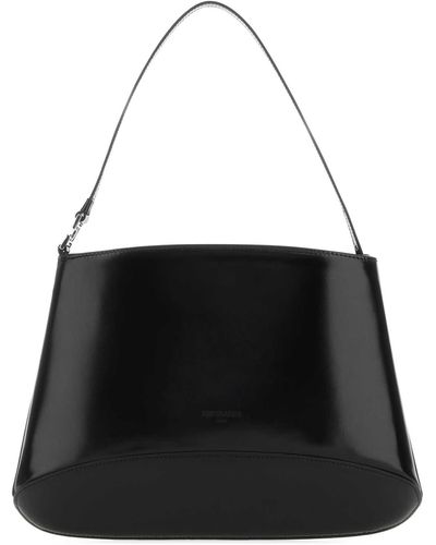 Low Classic Leather Handbag - Black
