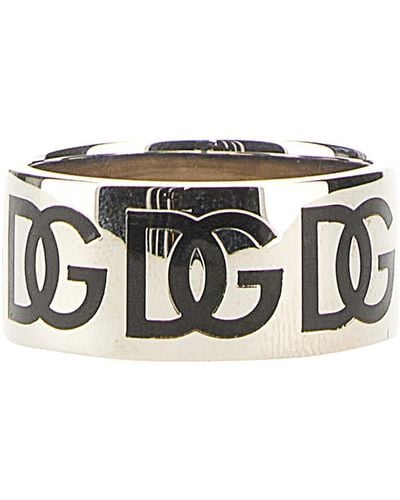 Dolce & Gabbana Logo Ring - Black