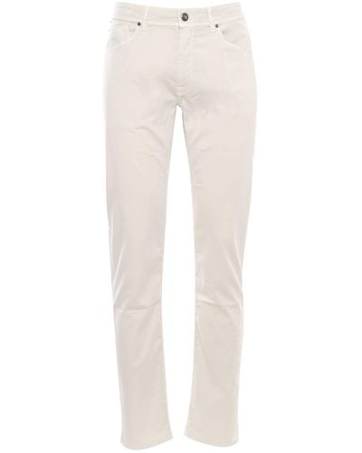 BARMAS Cream Trousers - White