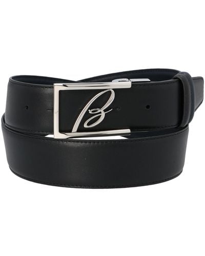 Brioni New Elty Reversible Belt. - Black
