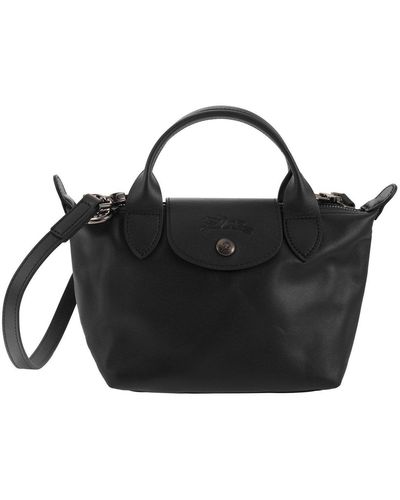Longchamp Le Pliage Xtra - Leather Handbag - Black
