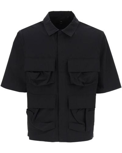 Y-3 Technical Fabric Shirt - Black