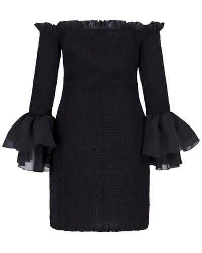 ROTATE BIRGER CHRISTENSEN Strapless Mini Dress - Black