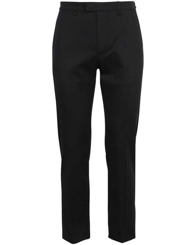Fendi Cotton Trousers - Black