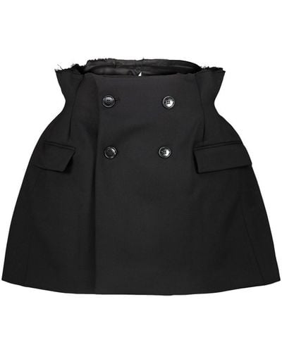 Vetements Reconstructured Hourglass Skirt - Black