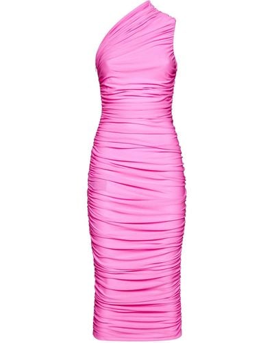 Solace London Amaya Midi Dress - Pink
