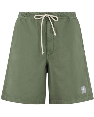 Department 5 Collins Cotton Bermuda Shorts - Green