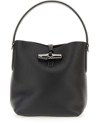 Longchamp Small Roseau Bag - Black