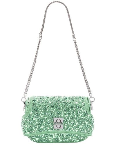 Ermanno Scervino Audrey Bag With Crystals - Green