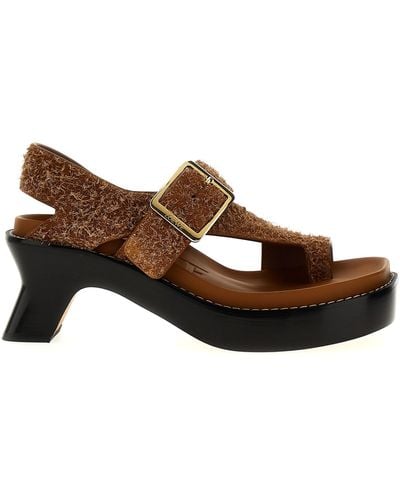Loewe Ease Sandals - Brown