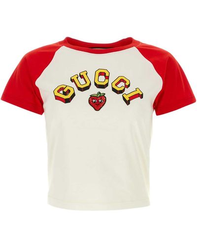 Gucci Cotton T-Shirt - Red