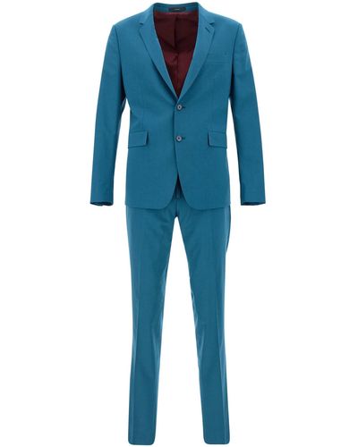 Paul Smith Cool Wool Two-piece Suit - Blue