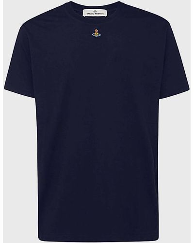 Vivienne Westwood Cotton T-Shirt - Blue