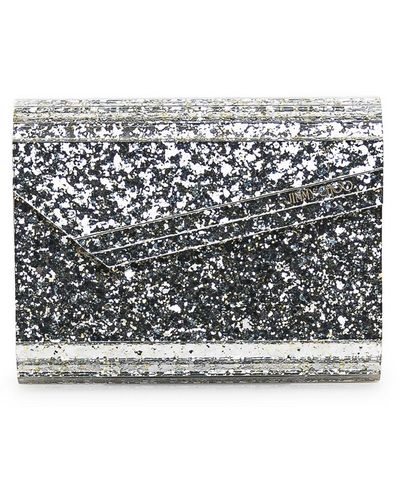 Jimmy Choo Candy Clutch Bag - Gray