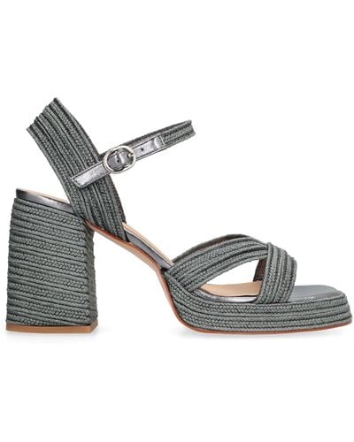 Castañer Valle Heeled Sandals - Metallic