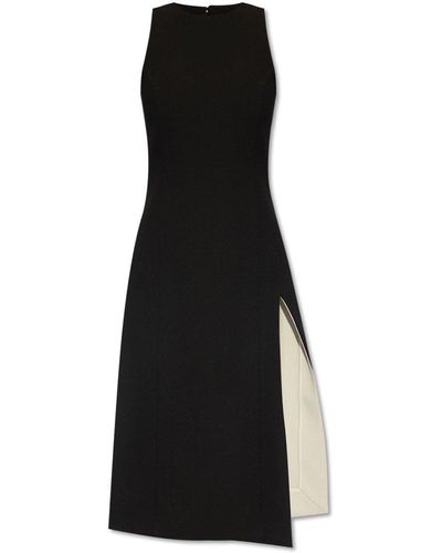 Ami Paris Wool Sleeveless Dress - Black