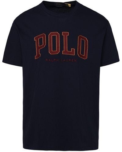 Polo Ralph Lauren Blue Cotton T-shirt
