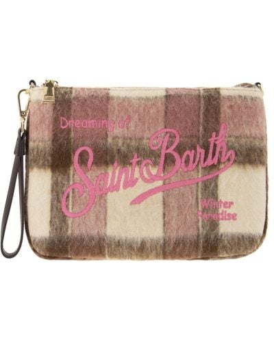 Mc2 Saint Barth Pochette Bag With Shoulder Strap - Pink