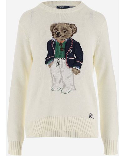 Polo Ralph Lauren Polo Bear Sweater - White