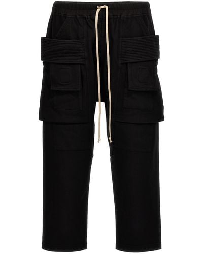 Rick Owens Cropped Trousers - Black