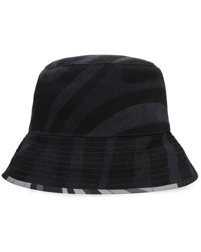 Emilio Pucci Bucket Hat - Black