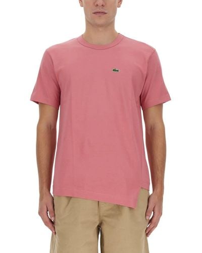 Comme des Garçons Comme Des Garcons Shirt X Lacoste T-Shirt - Pink