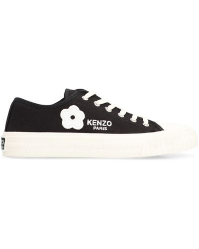 KENZO Foxy Canvas Trainers - Black