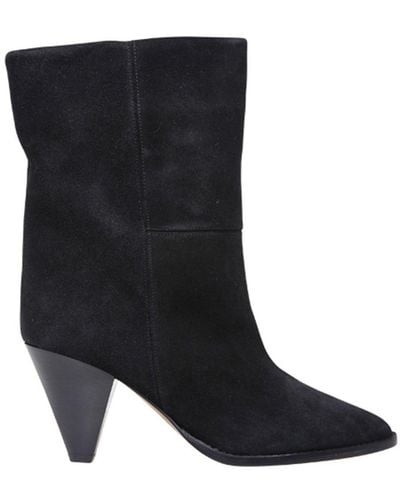 Isabel Marant Rouxa Pointed-Toe Boots - Black